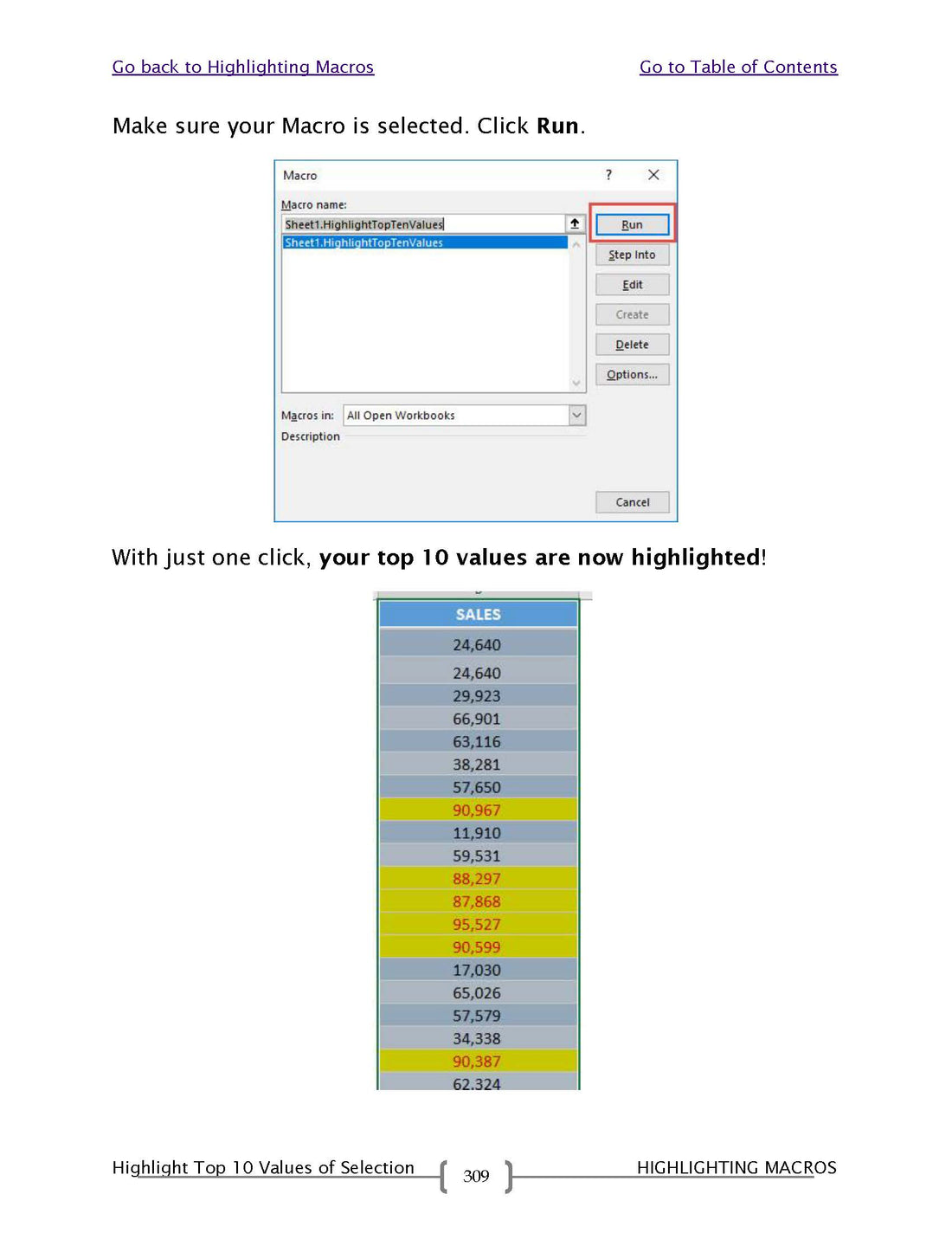 101 Ready To Use Excel Macros E-Book