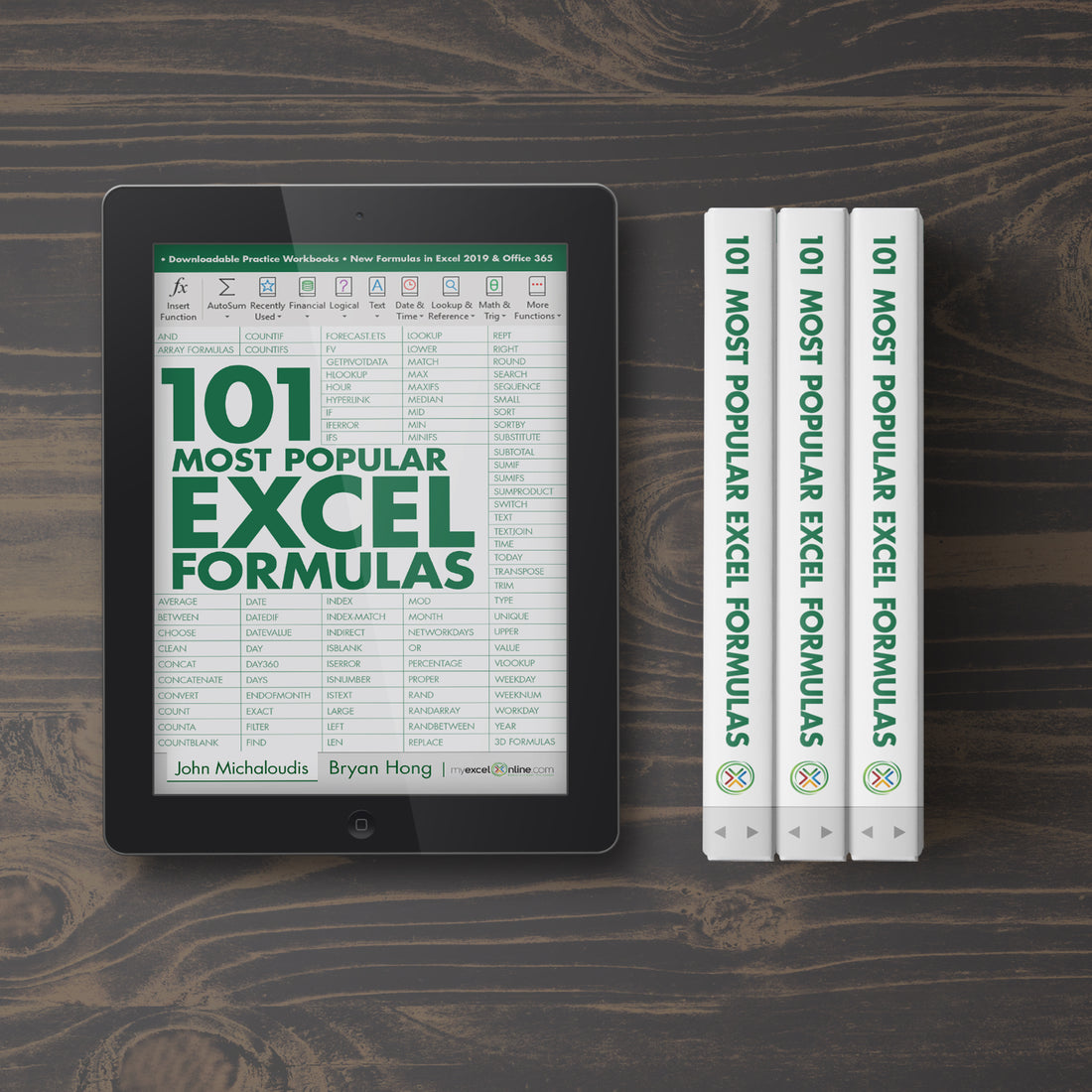 Excel Math Examples Books 101 Most Popular Excel Formulas E-Book – MyExcelOnline